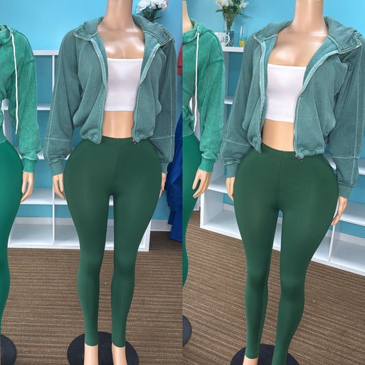 “Ash” Zip Two Piece Set