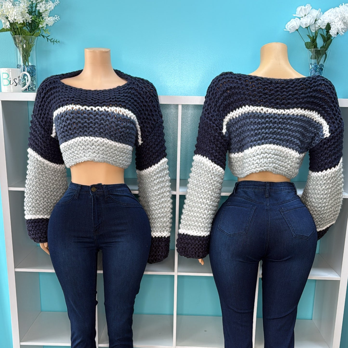 “Wrapped In Knit” Sweater