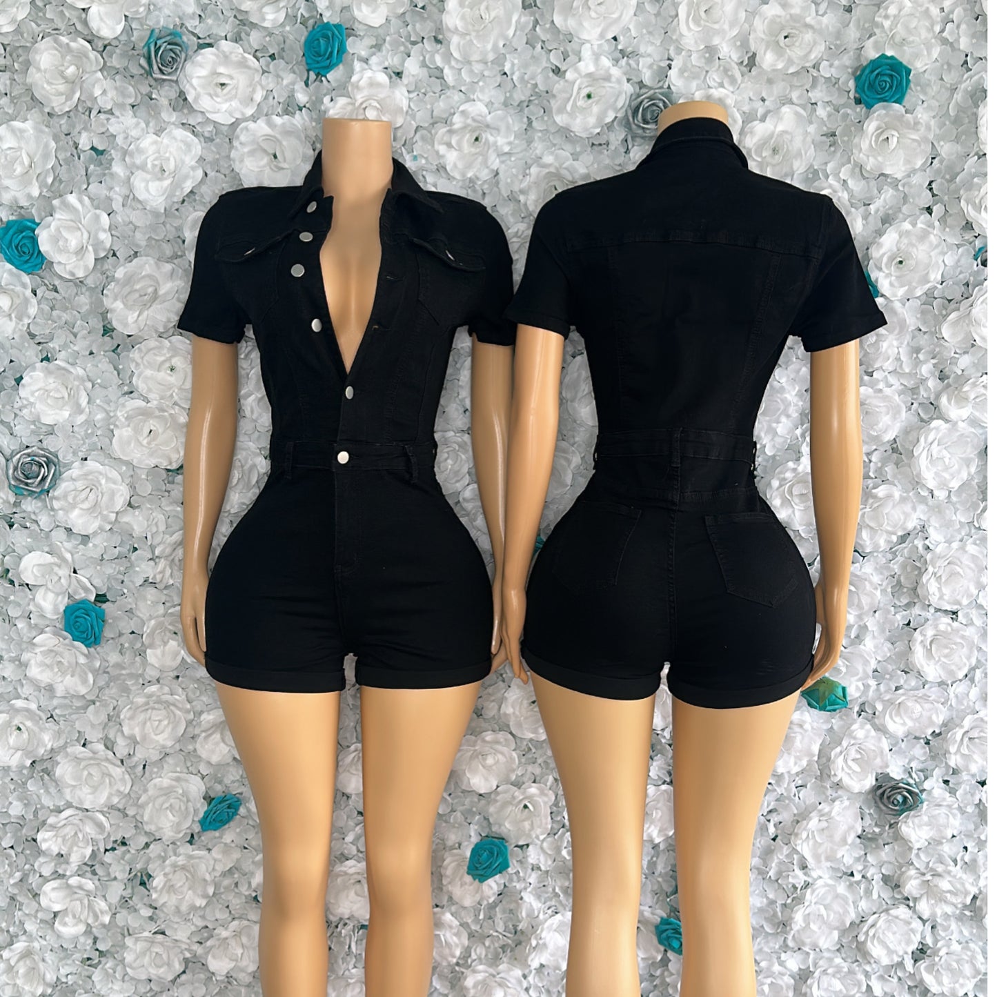“Heavy 2.0” Denim Romper