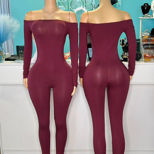 "Maroon” Jumpsuit
