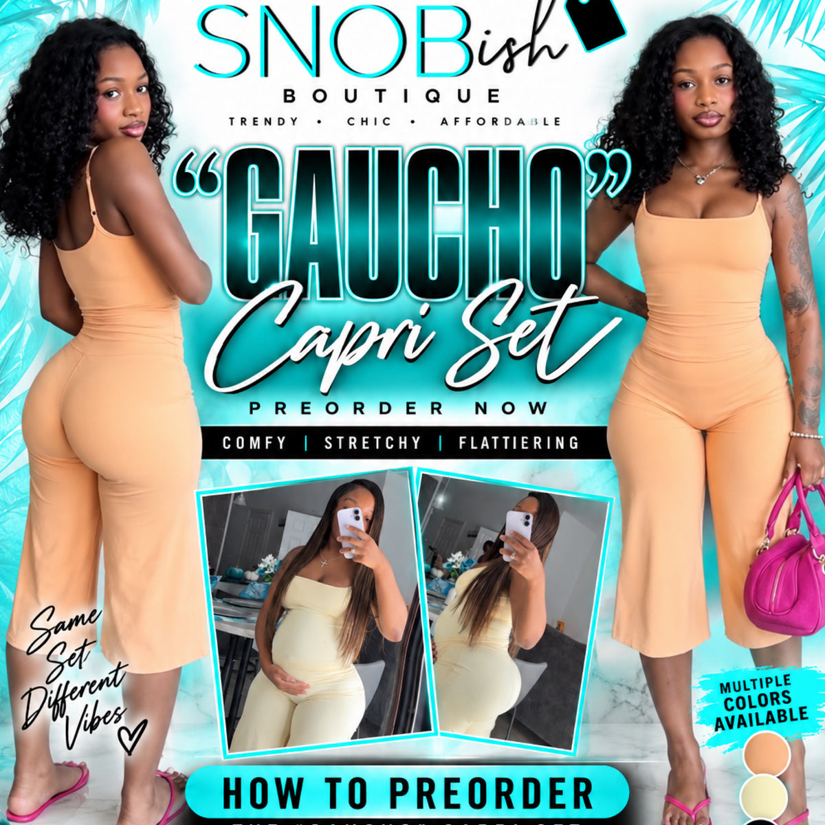 “Gaucho” Capri Set *PREORDER*