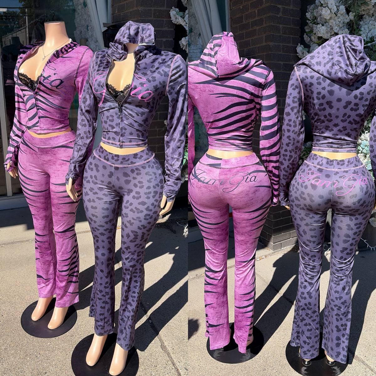 "GiGi" Pattern Flare Sets
