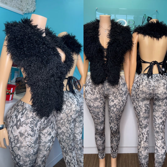 "Mongo" Fur Top