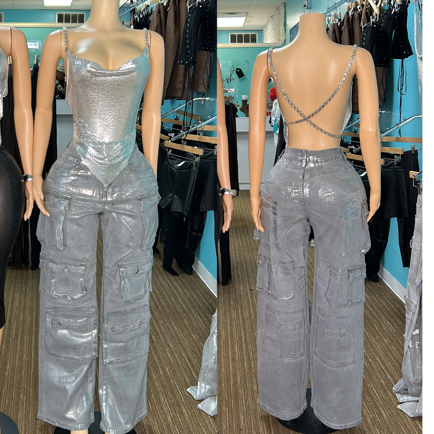 "Glisten” Cargo Pants