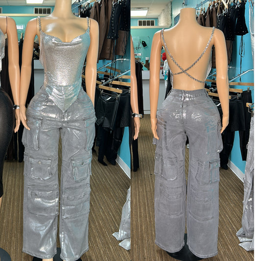 "Glisten” Cargo Pants