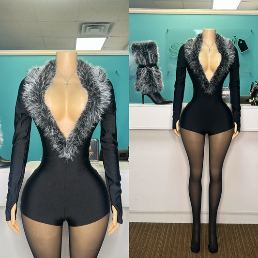 "Eskimo” Fur Romper