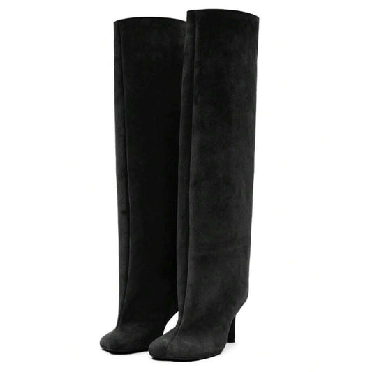 "Persuasion” Suede Heel Boots