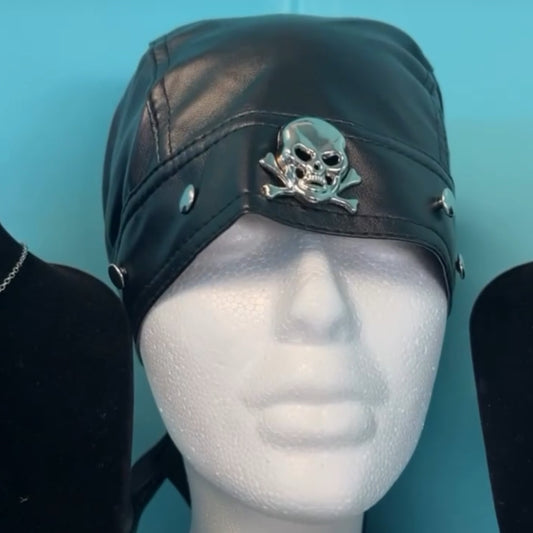 "Biker" Skull Cap