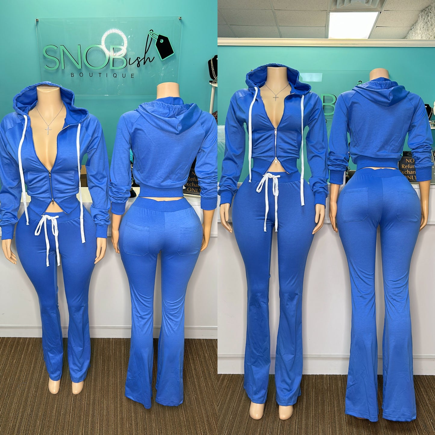 "Split” Flare Jogging Set