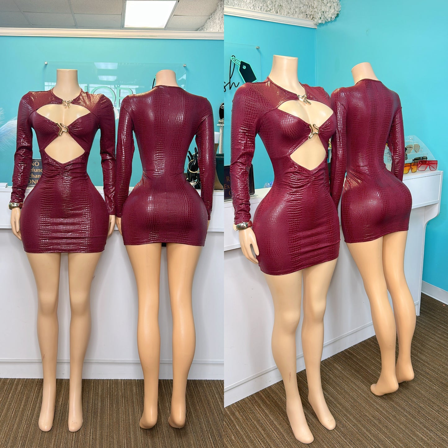 "Sweetheart” Croc Dress