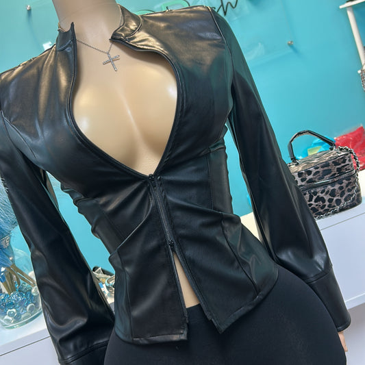 "Luxe” Leather Jacket