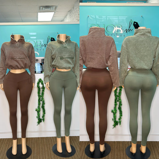 “Acid Wash” Two Piece Set