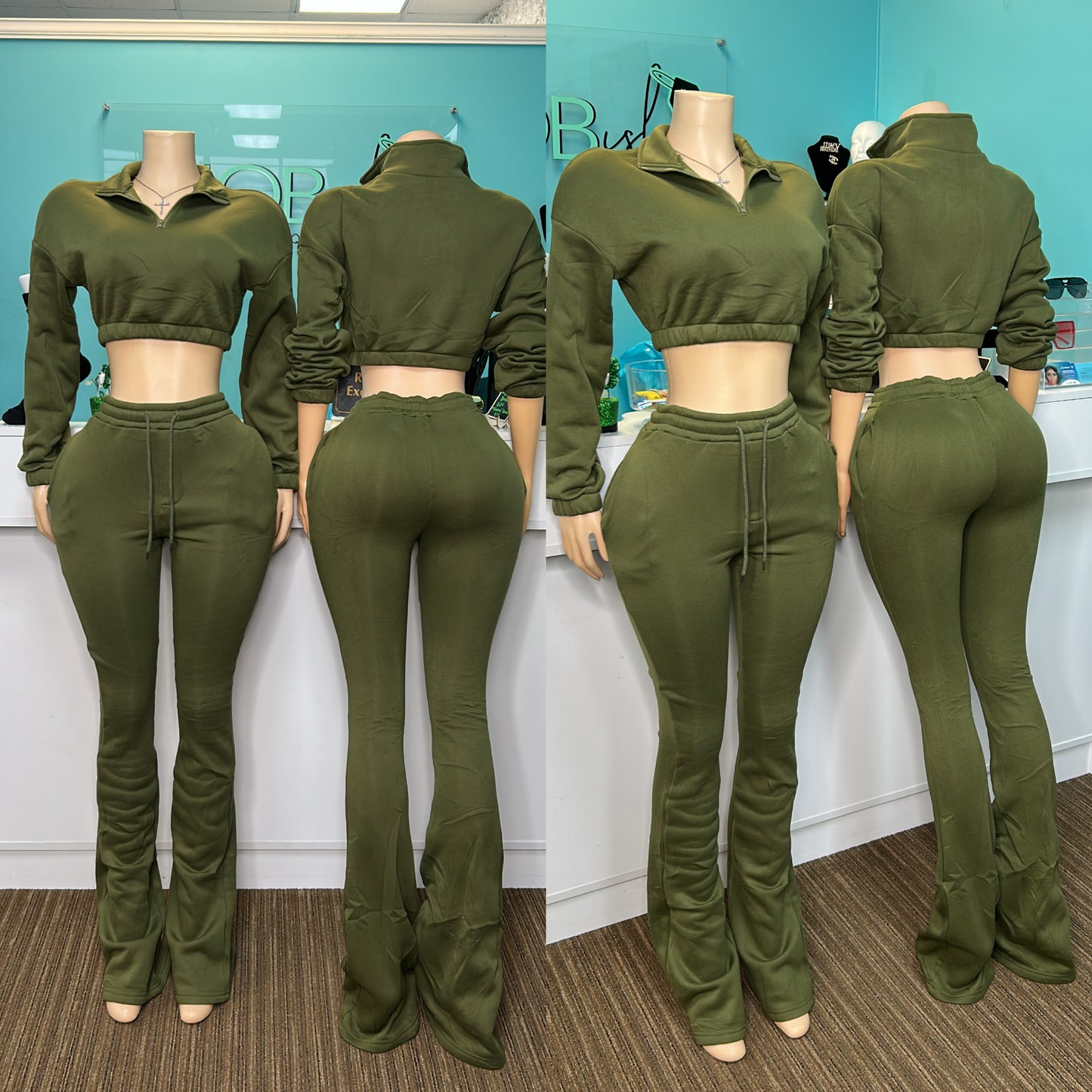 "Stacked" Jogging Set