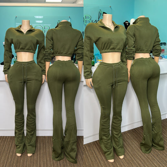 "Stacked" Jogging Set