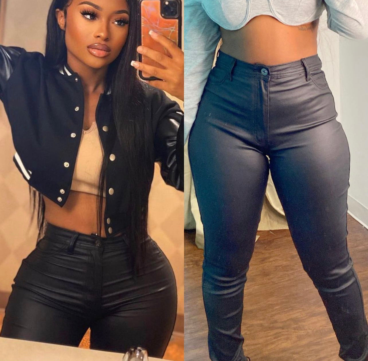 “Blackout” Leather Pants