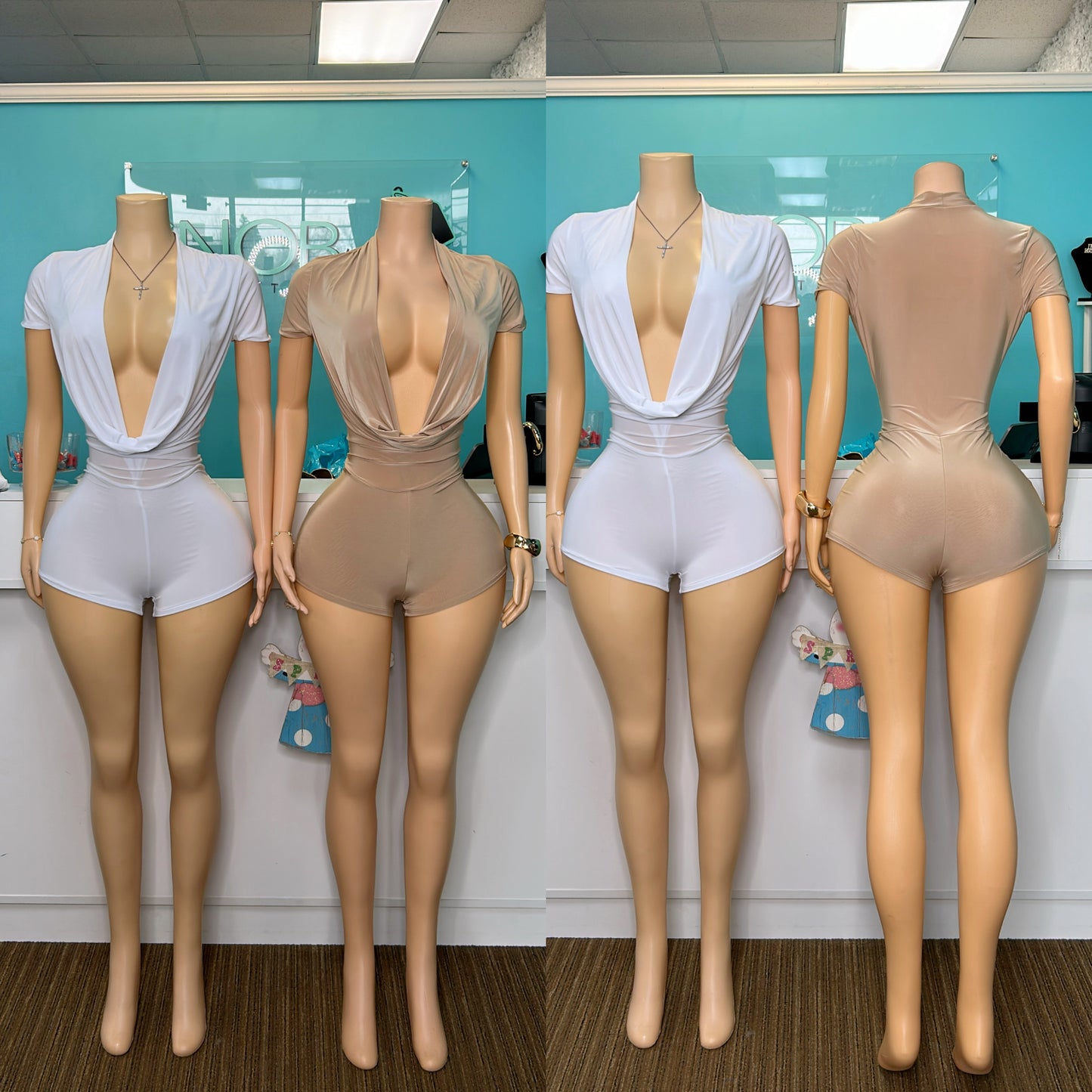"Drape Me" Romper