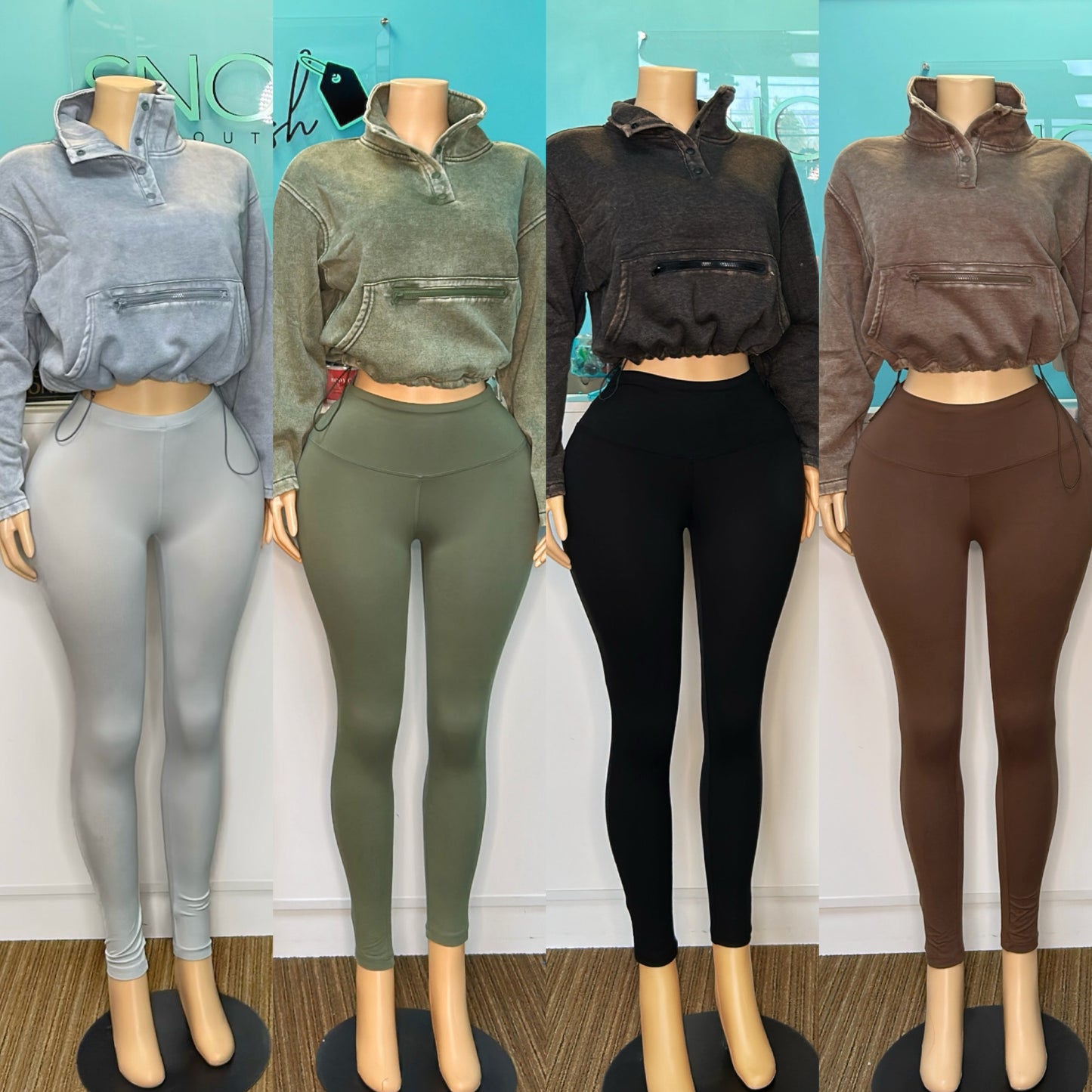 “Acid Wash” Two Piece Set