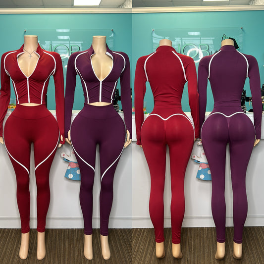 "Sketched" Two Piece Set