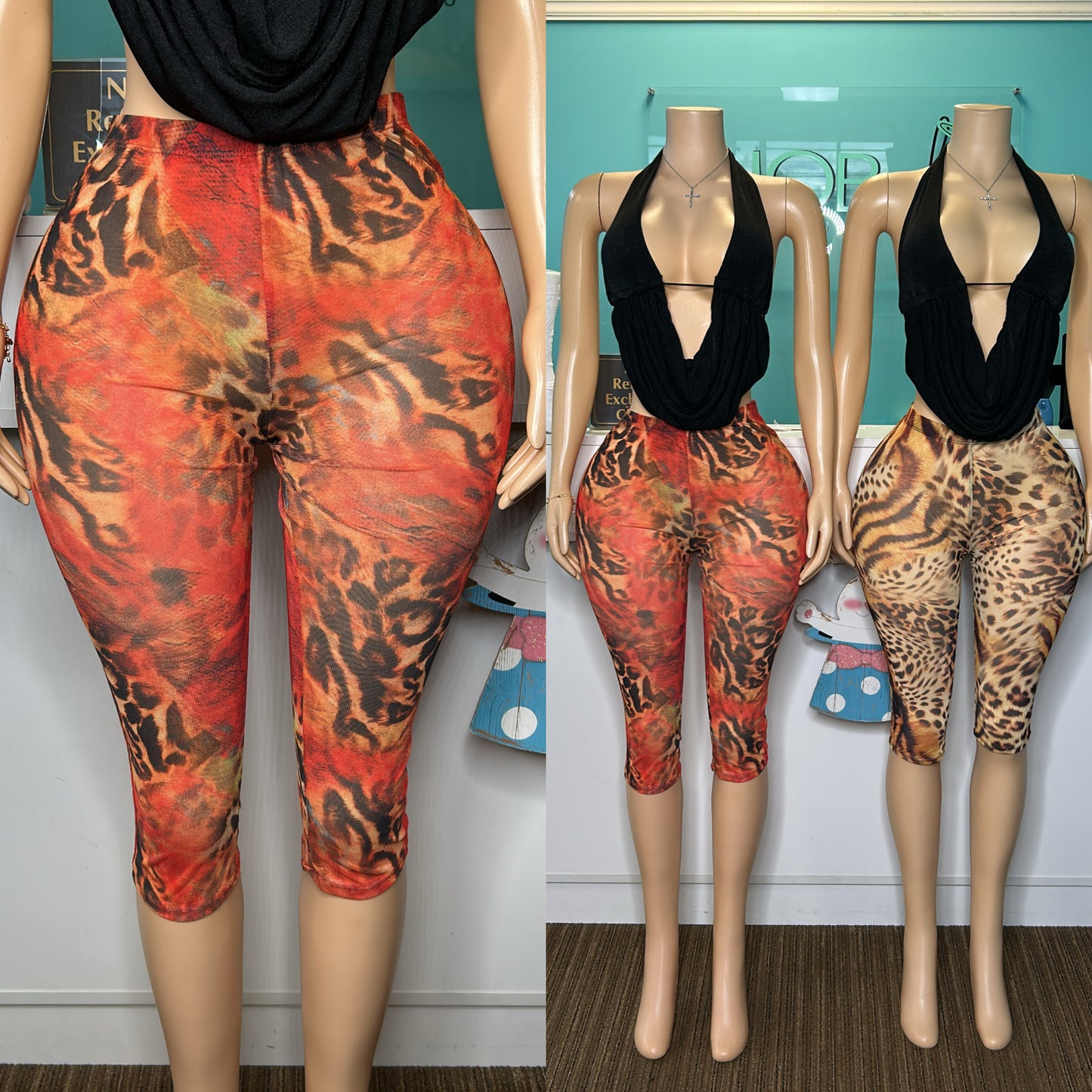 “Jaguar” Capri Leggings