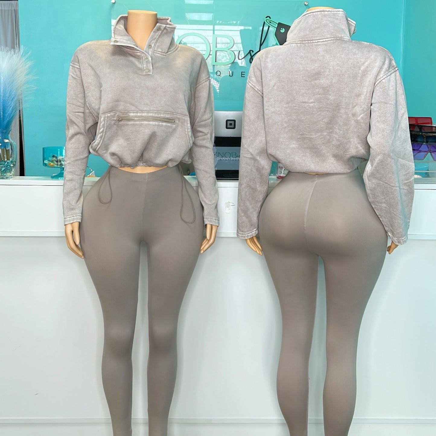 “Acid Wash” Two Piece Set